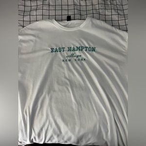 SHEIN, white t shirt